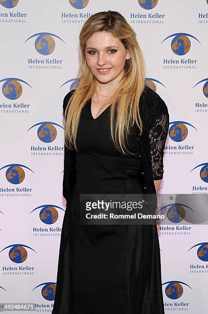 Actress Abigail Breslin attends the 2014 Spirit Of Helen Keller gala at 583 Park Avenue on May 20, 2014 in New York City.
