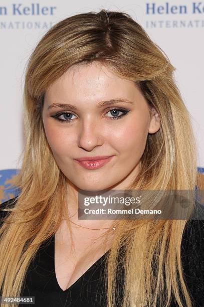 Actress Abigail Breslin attends the 2014 Spirit Of Helen Keller gala at 583 Park Avenue on May 20, 2014 in New York City.