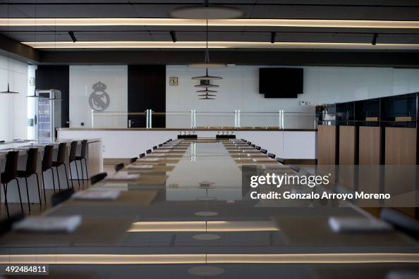 The dining room inside Real Madrid First Team Residence at Valdebebas ...