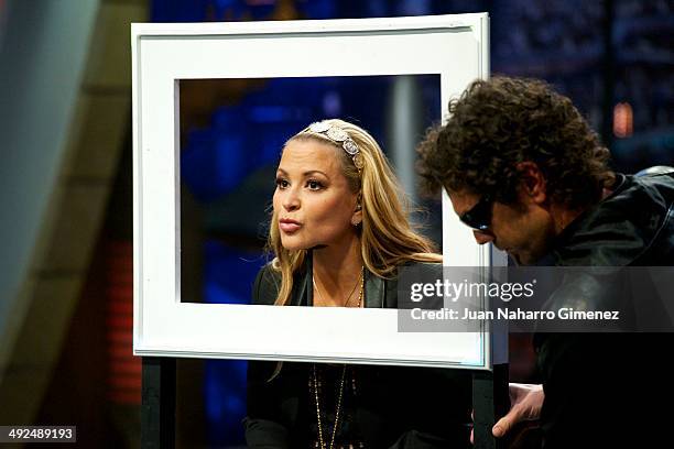 Singer Anastacia attends 'El Hormiguero' Tv show at Vertice 360 Studio on May 20, 2014 in Madrid, Spain.