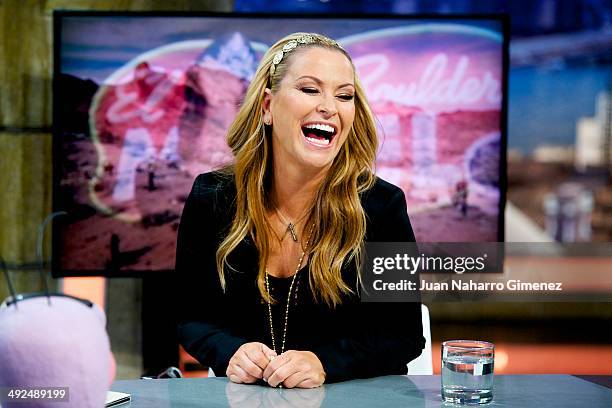 Singer Anastacia attends 'El Hormiguero' Tv show at Vertice 360 Studio on May 20, 2014 in Madrid, Spain.