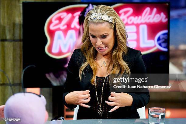 Singer Anastacia attends 'El Hormiguero' Tv show at Vertice 360 Studio on May 20, 2014 in Madrid, Spain.