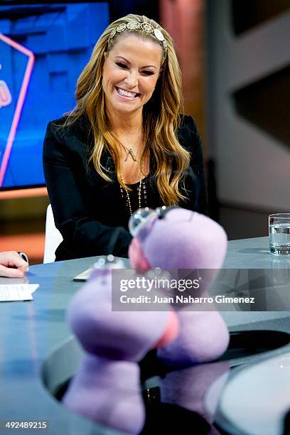 Singer Anastacia attends 'El Hormiguero' Tv show at Vertice 360 Studio on May 20, 2014 in Madrid, Spain.