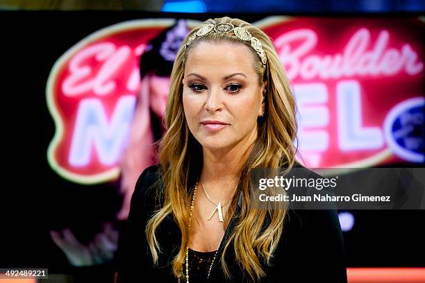 Singer Anastacia attends 'El Hormiguero' Tv show at Vertice 360 Studio on May 20, 2014 in Madrid, Spain.