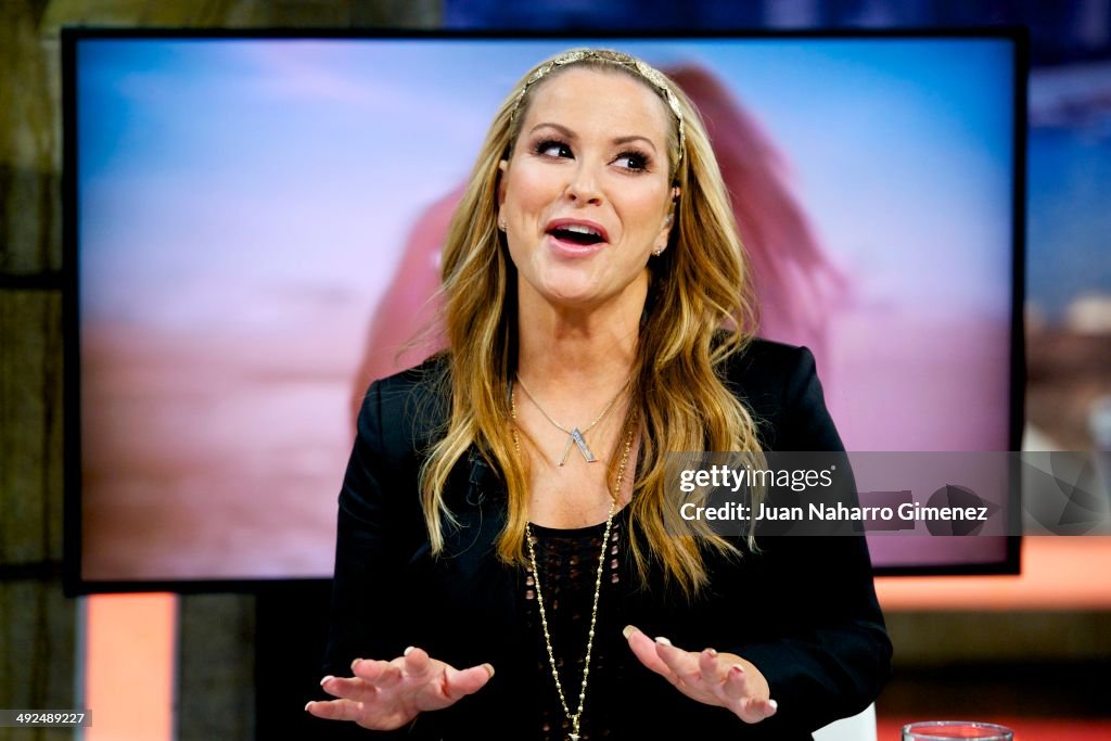 Anastacia Attends 'El Hormiguero' Tv Show in Madrid