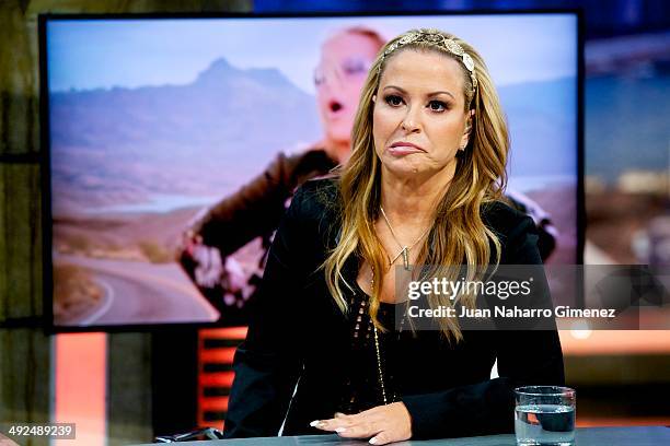 Singer Anastacia attends 'El Hormiguero' Tv show at Vertice 360 Studio on May 20, 2014 in Madrid, Spain.