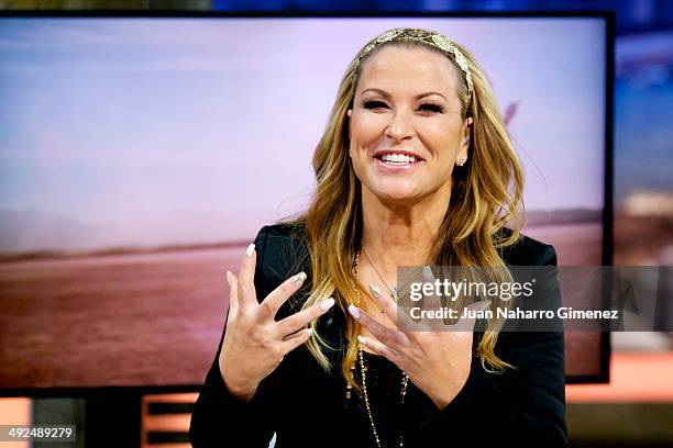 Singer Anastacia attends 'El Hormiguero' Tv show at Vertice 360 Studio on May 20, 2014 in Madrid, Spain.