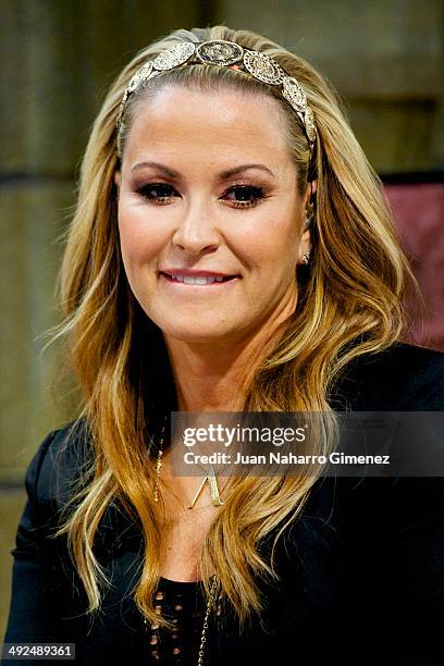 Singer Anastacia attends 'El Hormiguero' Tv show at Vertice 360 Studio on May 20, 2014 in Madrid, Spain.