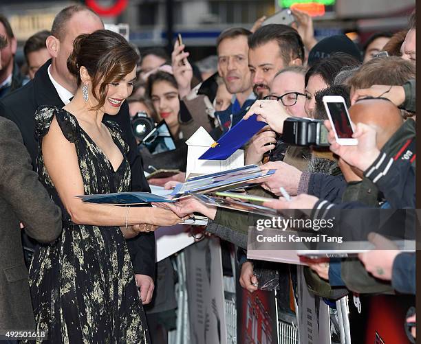 Rachel Weisz attends a screening of "The Lobster" during the BFI London Film Festival at Vue West End on October 13, 2015 in London, England.