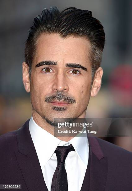 Colin Farrell attends a screening of "The Lobster" during the BFI London Film Festival at Vue West End on October 13, 2015 in London, England.