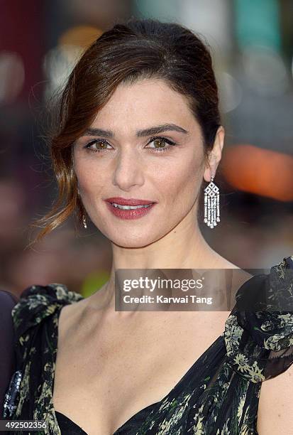 Rachel Weisz attends a screening of "The Lobster" during the BFI London Film Festival at Vue West End on October 13, 2015 in London, England.