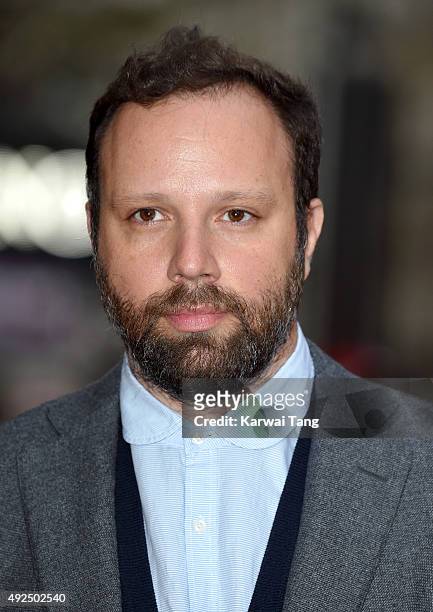 Yorgos Lanthimos attends a screening of "The Lobster" during the BFI London Film Festival at Vue West End on October 13, 2015 in London, England.