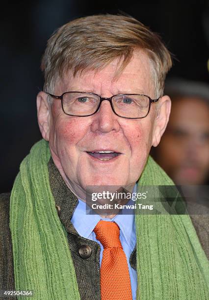 Alan Bennett attends a screening of "The Lady In The Van" during the BFI London Film Festival at Odeon Leicester Square on October 13, 2015 in...