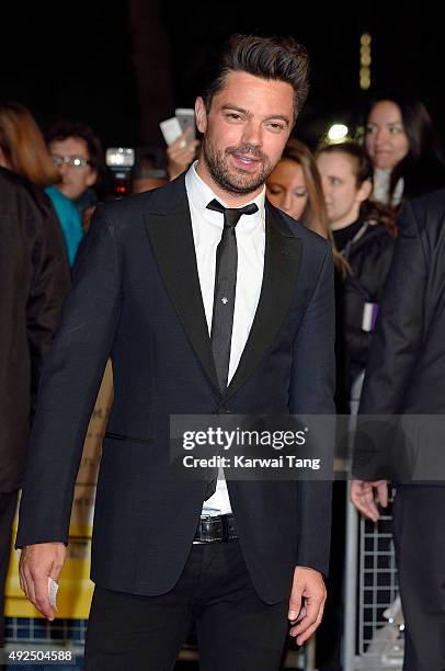 Dominic Cooper attends a screening of "The Lady In The Van" during the BFI London Film Festival at Odeon Leicester Square on October 13, 2015 in...