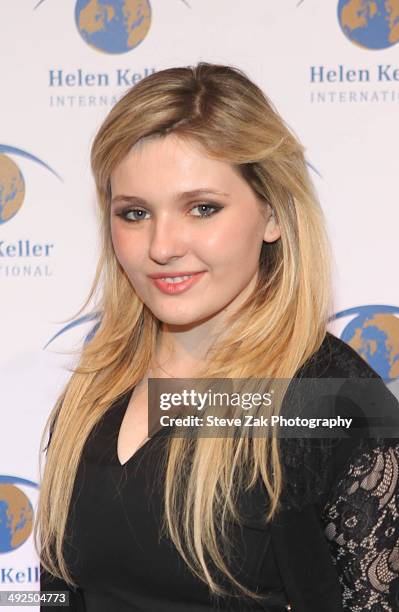 Actress Abigail Breslin attends the 2014 Spirit of Helen Keller gala at 583 Park Avenue on May 20, 2014 in New York City.