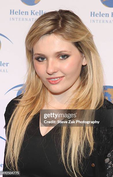 Actress Abigail Breslin attends the 2014 Spirit of Helen Keller gala at 583 Park Avenue on May 20, 2014 in New York City.