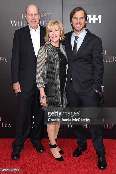 Former Walt Disney Company CEO Michael Eisner, Jane Breckenridge, and director Breck Eisner attend the New York premiere of "The Last Witch Hunter"...
