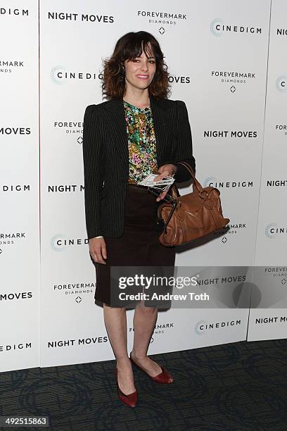 Actress Parker Posey attends the "Night Moves" premiere at Sunshine Landmark on May 20, 2014 in New York City.