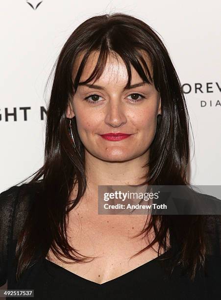 Alison Wright attends the "Night Moves" premiere at Sunshine Landmark on May 20, 2014 in New York City.