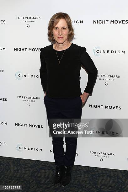 Director Kelly Reichardt attends the "Night Moves" premiere at Sunshine Landmark on May 20, 2014 in New York City.