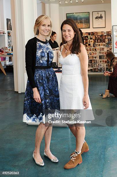 Katherine Ross and Willow Bay attend LACMA's Director's Circle And NET-A-PORTER Celebrate The Wear LACMA Spring 2014 Collection at LACMA on May 20,...