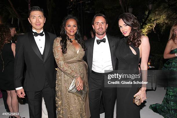 Isabel dos Santos; Tamara Ecclestone and her husband Jay Rutland attend the Porsche At De Grisogono 'Fatale In Cannes' Party - during the 67th Cannes...