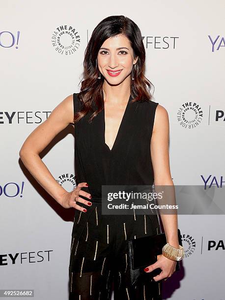 Actress Dana DeLorenzo attends the "Ash Vs Evil Dead" panal event during the PaleyFest New York 2015 at The Paley Center for Media on October 13,...