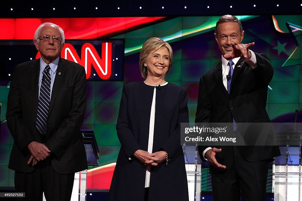 Democratic Presidential Candidates Hold First Debate In Las Vegas