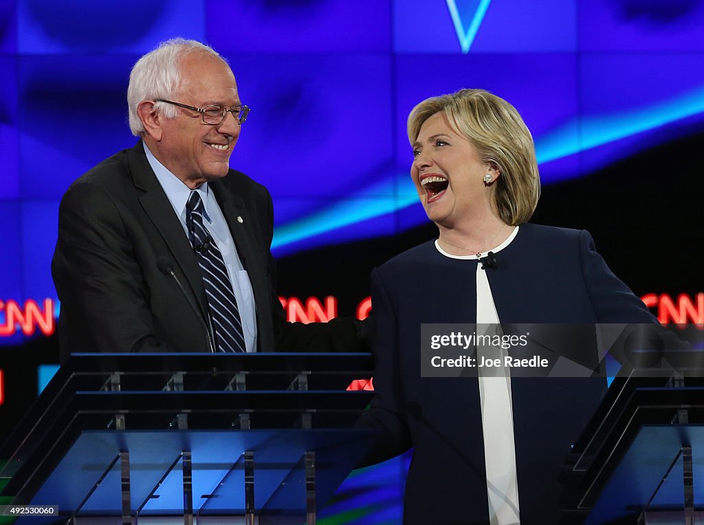 Democratic Presidential Candidates Hold First Debate In Las Vegas