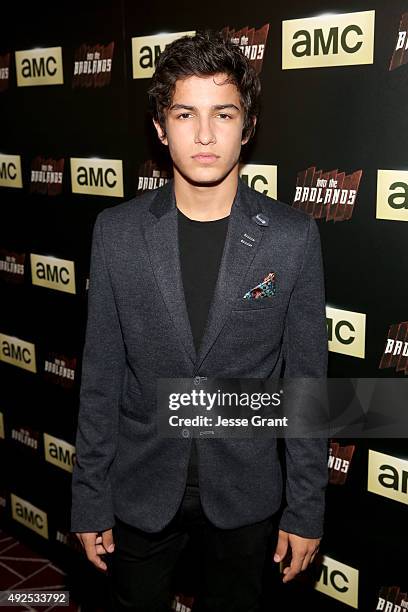 Actor Aramis Knight attends AMC's "Into The Badlands" Premiere on October 13, 2015 in West Hollywood, California.