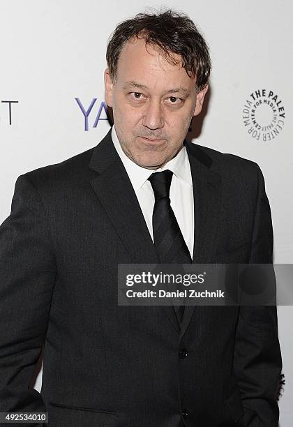 Sam Raimi attends the 'Ash Vs Evil Dead' panel during PaleyFest New York 2015 at The Paley Center for Media on October 13, 2015 in New York City.