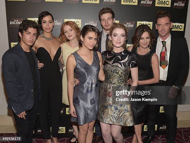 Aramis Knight, Madeleine Mantock, Emily Beecham, Ally Ioannides, Oliver Stark, Sarah Bolger, Orla Brady and Marton Csokas attend a screening of AMC's...