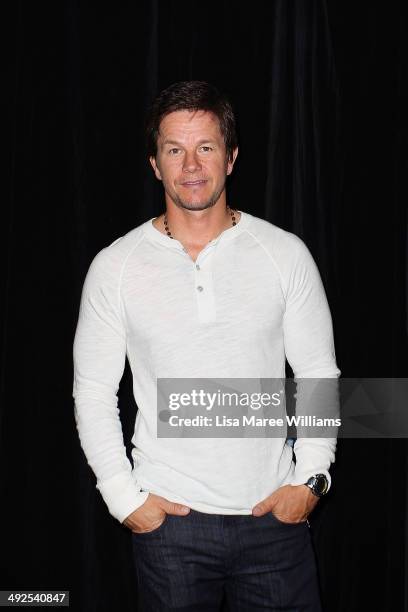 Mark Wahlberg arrives at the 'Transformers - Age Of Extinction' footage screening at Event Cinemas George Street on May 21, 2014 in Sydney, Australia.