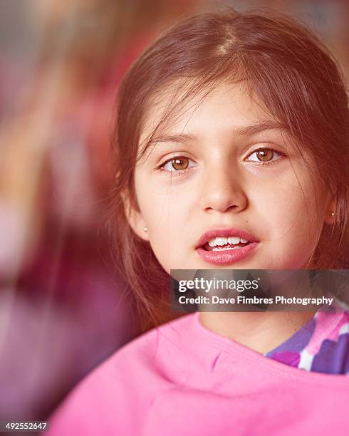 girl in pink at easter time - mclean virginia fotografías e imágenes de stock