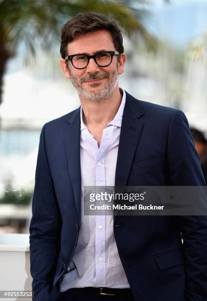 Director Michel Hazanavicius attends "The Search" photocall at the 67th Annual Cannes Film Festival on May 21, 2014 in Cannes, France.