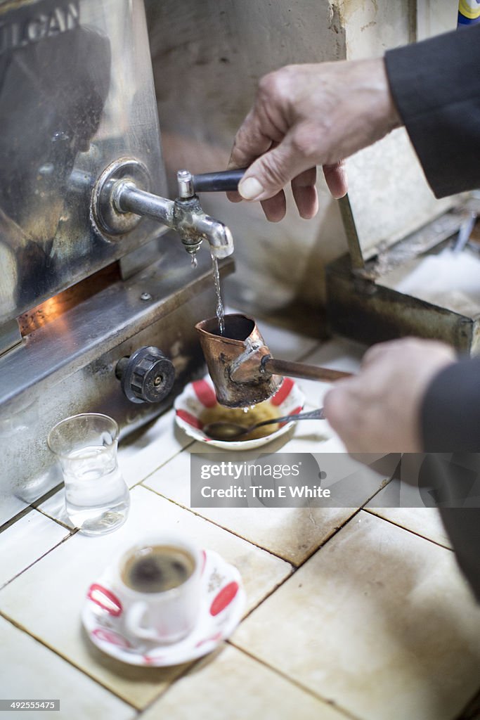 Traditional coffee house, near Bodrum, Turkey