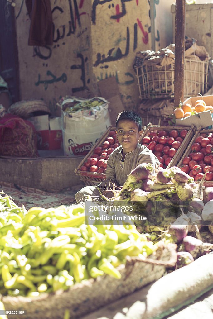 Boy in Souk, Luxor, Egypt