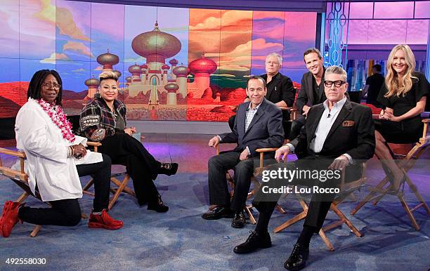 Reunion with the cast of Disney's "Aladdin," including Alan Menken, Scott Weinger, Linda Larkin, Gilbert Gottfried and Jonathan Freeman today,...