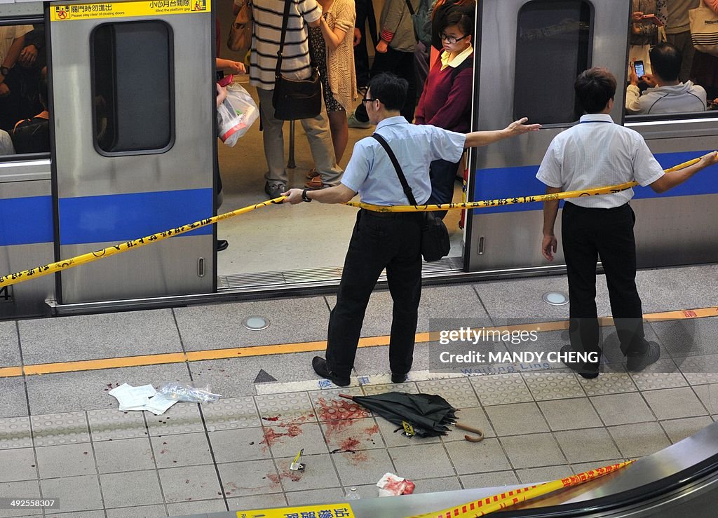 TAIWAN-SUBWAY-CRIME