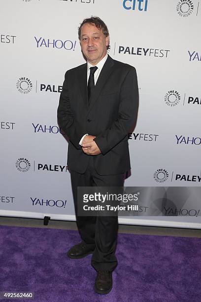 Director Sam Raimi attends a screening of "Ash vs. Evil Dead" at The Paley Center for Media on October 13, 2015 in New York City.