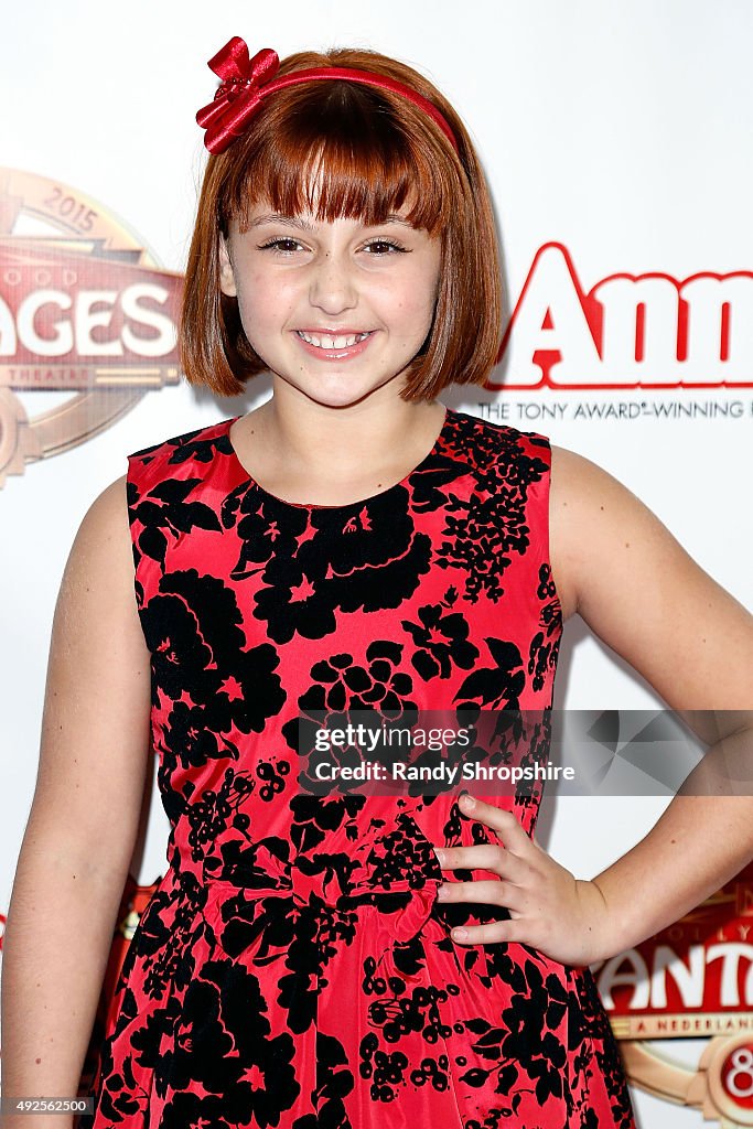 Premiere Of "Annie" At The Hollywood Pantages Theatre