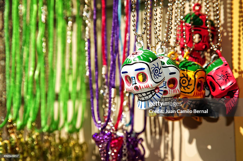 Dia de los Muertos key chains