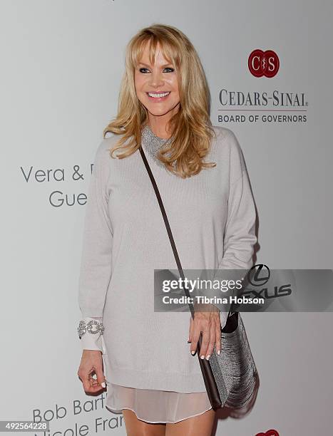 Joan Dangerfield attends the Cedars-Sinai Board of Governors Gala at The Beverly Hilton Hotel on October 13, 2015 in Beverly Hills, California.