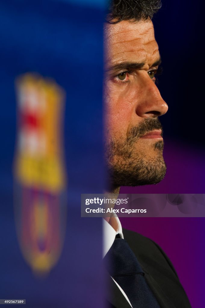 Luis Enrique Unveiled As New Barcelona Coach