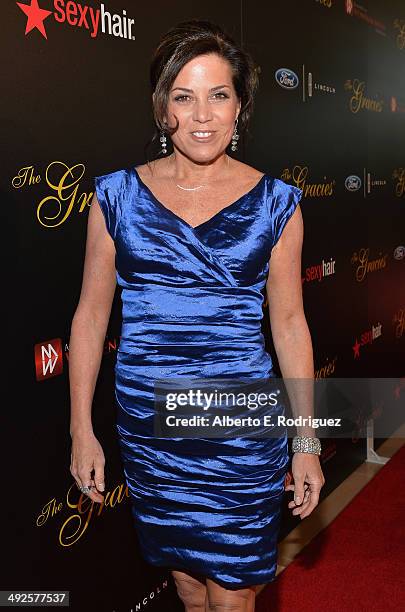 Sportscaster Michele Tafoya arrives to the 39th Gracie Awards Gala at The Beverly Hilton Hotel on May 20, 2014 in Beverly Hills, California.