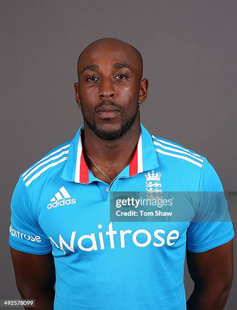 Michael Carberry of England poses for a headshot during the England nets session at The Kia Oval on May 21, 2014 in London, England.