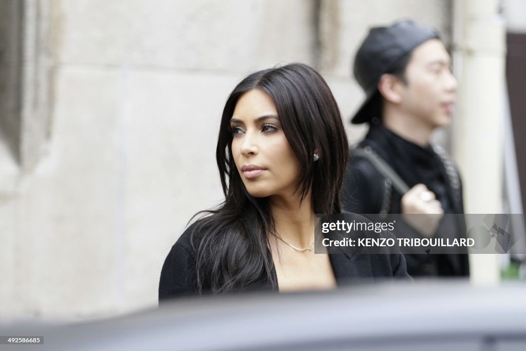 FRANCE-US-MUSIC-CELEBRITY-WEST-KARDASHIAN-WEDDING