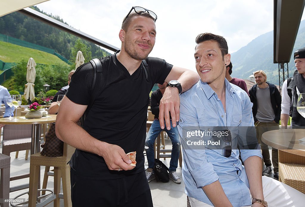 The German National Team Arrives In Southern Tyrol