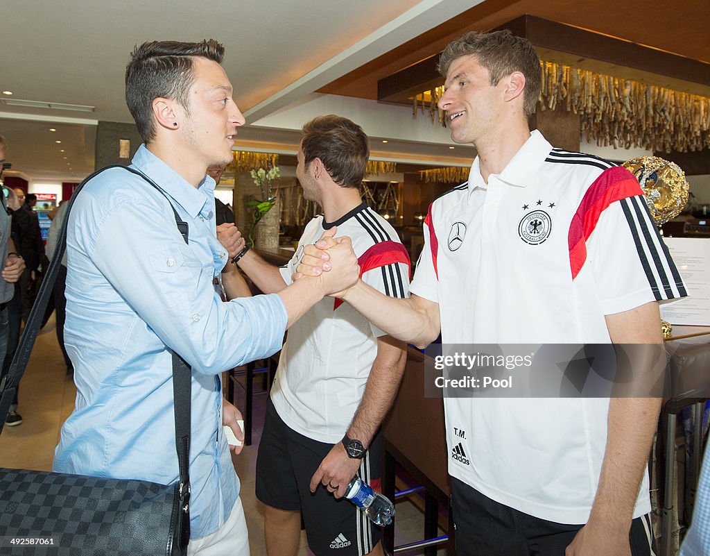 The German National Team Arrives In Southern Tyrol
