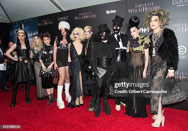 Susanne Bartsch and guests attend "The Last Witch Hunter" New York Premiere at AMC Loews Lincoln Square on October 13, 2015 in New York City.